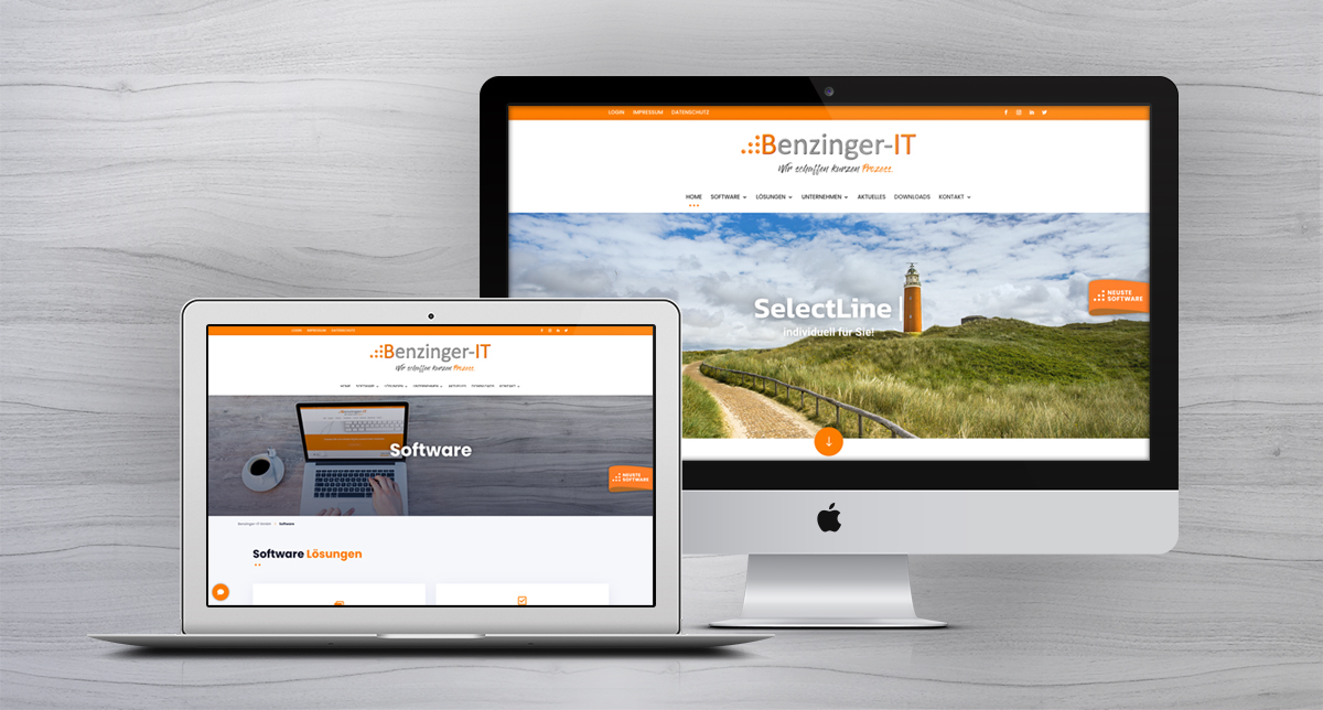 Benzinger IT - neue Internetseite